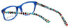 Calabria Viv Designer Eyeglasses 144 in Blue :: Rx Single Vision
