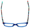 Calabria Viv Designer Eyeglasses 144 in Blue :: Rx Single Vision