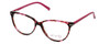 Calabria Viv Designer Eyeglasses 821 in Pink :: Rx Single Vision