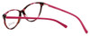 Calabria Viv Designer Eyeglasses 821 in Pink :: Rx Single Vision