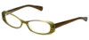 Paul Smith Designer Eyeglasses PS405-OTGT in Olive Stripe Brown 51mm :: Rx Single Vision
