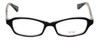 Oliver Peoples Designer Eyeglasses Cylia BKCRY in Black Crystal 45mm :: Rx Single Vision