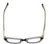 Oliver Peoples Designer Eyeglasses Cylia BKCRY in Black Crystal 45mm :: Rx Single Vision