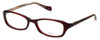 Oliver Peoples Designer Eyeglasses Marcela SI in Burgundy 51mm :: Rx Single Vision