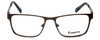 Esquire Designer Eyeglasses EQ1502 in Satin-Pewter 54mm :: Rx Single Vision