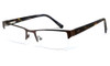 Calabria Viv 433 Designer Reading Glasses in Brown
