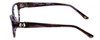 Silver Dollar Designer Eyeglasses Café 3201 in Brown Lilac 53mm :: Rx Single Vision