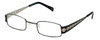 Cinzia Designer Eyeglasses Industrial C1 in Black Silver 44mm :: Rx Single Vision