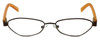 Cinzia Designer Eyeglasses Trendies Chilly C3 in Bronze Mustard 50mm :: Rx Single Vision