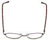 FlexPlus Collection Designer Eyeglasses Model 89 in Brown-Satin 46mm :: Rx Single Vision