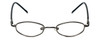 FlexPlus Collection Designer Eyeglasses Model 96 in Gunmetal 43mm :: Rx Single Vision