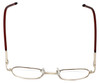 FlexPlus Collection Designer Eyeglasses Model 98 in Gold 43mm :: Rx Single Vision