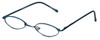 FlexPlus Collection Designer Eyeglasses Model 101 in Blue 45mm :: Rx Single Vision