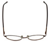 FlexPlus Collection Designer Eyeglasses Model 102 in Shiny-Brown 46mm :: Rx Single Vision