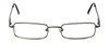 FlexPlus Collection Designer Eyeglasses Model 112 in Gunmetal 48mm :: Rx Single Vision