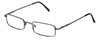 FlexPlus Collection Designer Eyeglasses Model 112 in Gunmetal 48mm :: Rx Single Vision