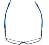 Bollé Trocadero Designer Eyeglasses in Satin Blue with Crystal Blue :: Progressive
