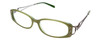 Calabria Designer Eyeglasses Dazzle VII Green :: Progressive