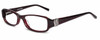 Jones NY Designer Eyeglasses J743 in Ruby :: Progressive