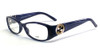 Gucci Designer Reading Glasses 3186 in Navy