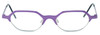 Harry Lary's French Optical Eyewear Lee in Purple Silver (177) :: Progressive