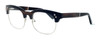 Specs of Wood Designer Wooden Eyewear Made in the USA "The Malcom" in Ebony Wood (Black Silver) :: Progressive