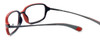 Bollé Neuilly Designer Eyeglasses in Opaque Red w/ Dark Gun :: Progressive