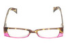 Front View of Calabria 4371 Reading Glasses Tortoise-Pink 