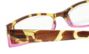 Close View of Calabria 4371 Reading Glasses Tortoise-Pink 