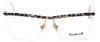 Anne Klein II Designer Eyeglasses 2059-809 in White Leopard :: Progressive