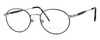 Regency International Designer Eyeglasses Hampton in Silver Black 52mm :: Progressive