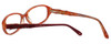 Guess by Marciano Designer Eyeglasses GM153-BRNOR in Red :: Progressive
