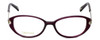 Silver Dollar Designer Eyeglasses Cashmere 463 in Purple 50mm :: Progressive