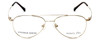Silver Dollar Designer Eyeglasses Gunnison in Gold 54mm :: Progressive