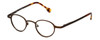 Cinzia Designer Eyeglasses Editorial 02 in Brown 39mm :: Progressive