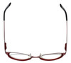 Cinzia Designer Eyeglasses Splendid C3 in Black Red 46mm :: Progressive