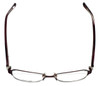 Vera Wang Designer Eyeglasses V078 in Burgundy 52mm :: Progressive