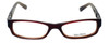 Vera Wang Designer Eyeglasses V083 in Crimson 50mm :: Progressive