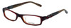 Vera Wang Designer Eyeglasses V083 in Crimson 50mm :: Progressive