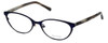 Vera Wang Designer Eyeglasses V307 in Wine 51mm :: Progressive