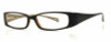 Calabria Viv Designer Eyeglasses 738 in Black-Brown :: Rx Bi-Focal