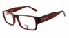 Converse Designer Eyeglasses Full View in Burgundy :: Rx Bi-Focal