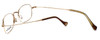 Lucky Brand Designer Eyeglasses Miles in Brushed Gold :: Rx Bi-Focal