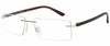 Porsche Designs Eyeglasses 8205 in Gold-Brown :: Rx Bi-Focal