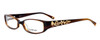 bebe Womens Designer Eyeglasses 5040 in Smoked Topaz