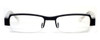 Harry Lary's French Optical Eyewear Galaxy in Black Clear (911) :: Bi-Focal