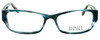 Badgley Mischka Melodie Designer Eyeglasses in Aqua Crystal :: Rx Bi-Focal