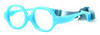 Miraflex Mini Baby Infant Flexible Eyeglass Frames in Baby Blue :: Rx Bi-Focal