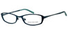 Jones NY Designer Eyeglasses J122 in Teal :: Rx Bi-Focal