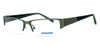 Converse From There Designer Eyeglasses in Forest Green :: Rx Bi-Focal